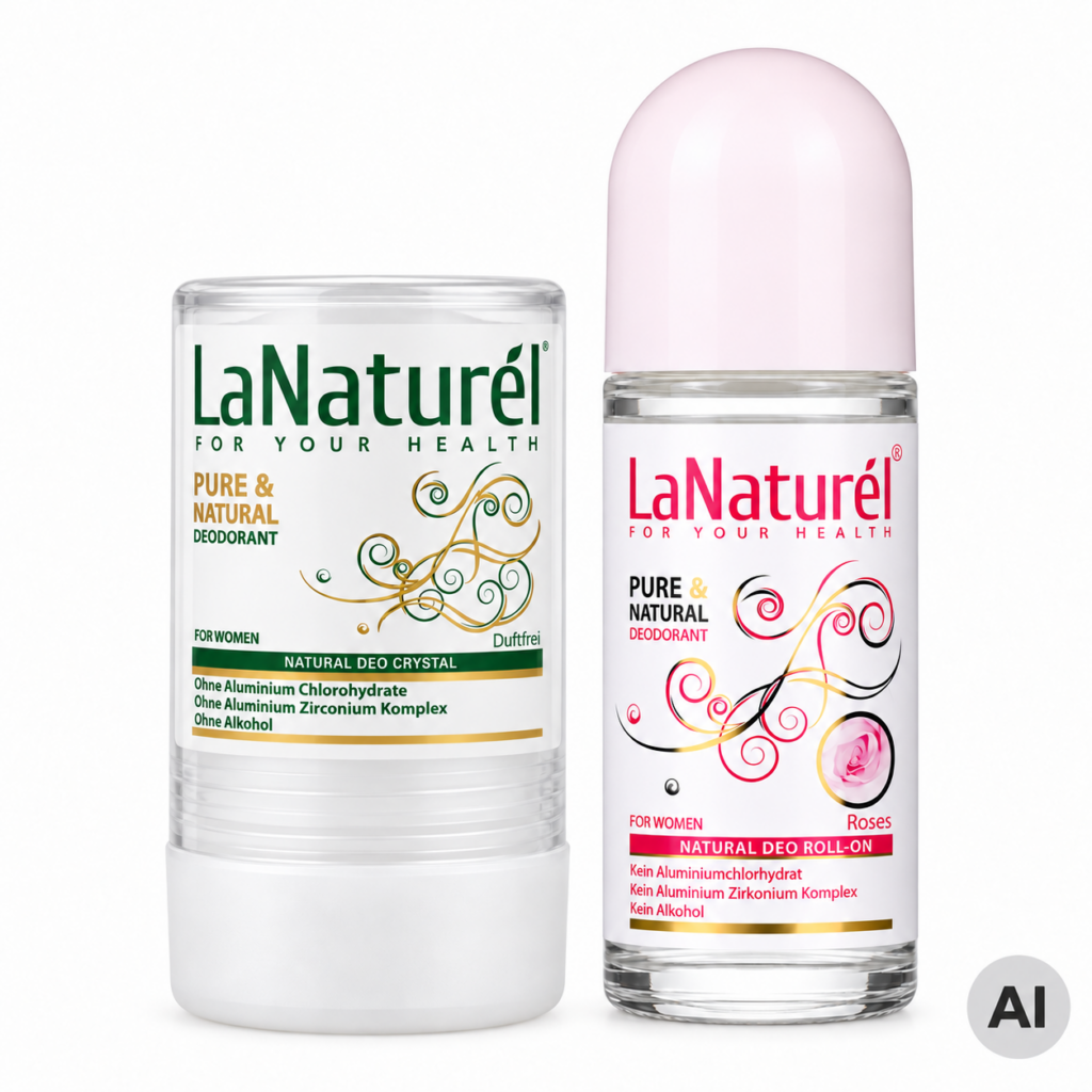 LaNaturel Deo Set Kristall + Rose Roll-On