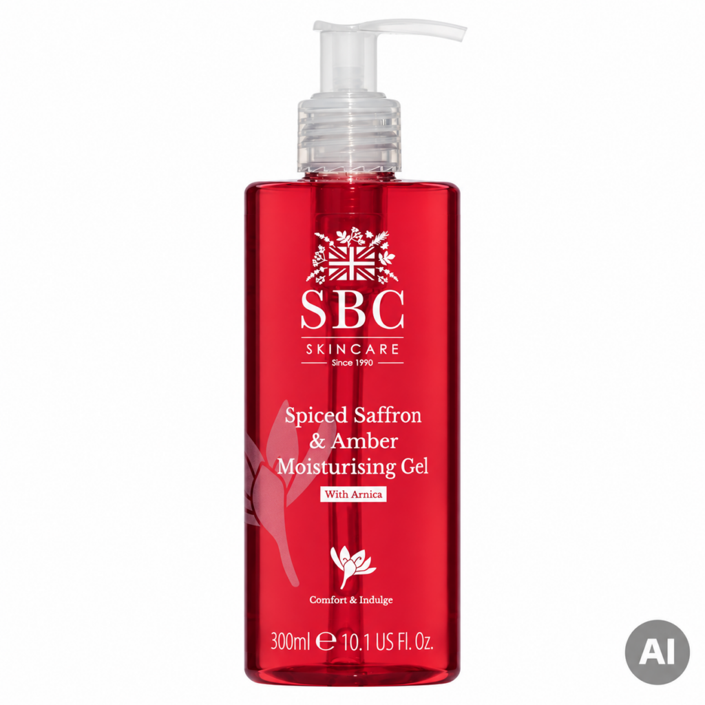SBC Spiced Saffron & Amber with Arnica Moisturising Gel 300ml